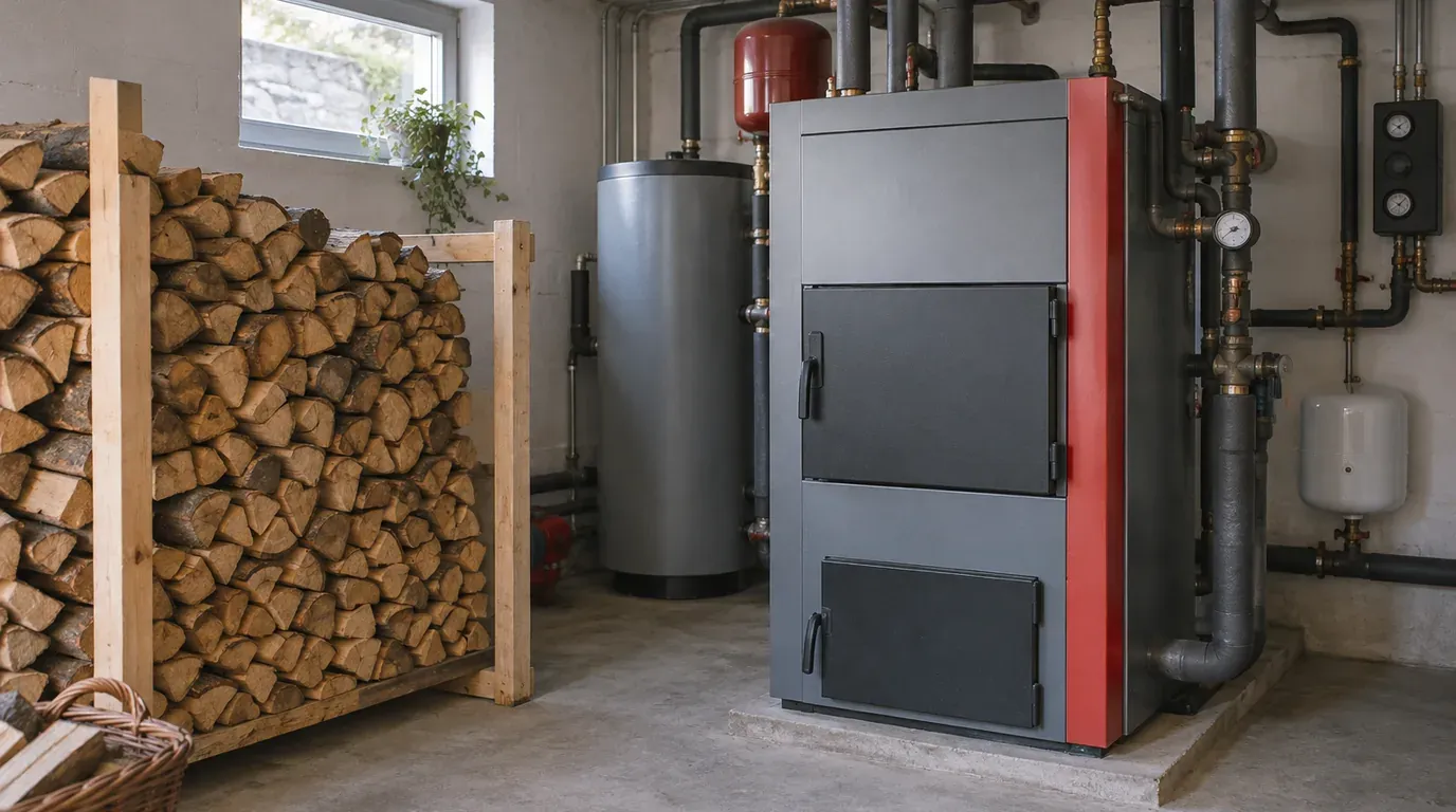 Stückholzheizung und Holzvergaser: Kosten, Holzbedarf und Förderung